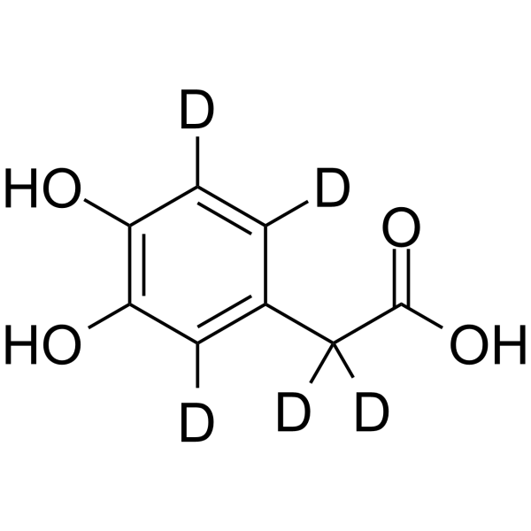 3,4-Dihydroxybenzeneacetic acid-d5 (3,4-Dihydroxybenzeneacetic acid d5) 60696-39-1